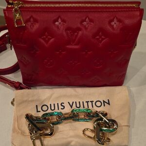 Louis Vuitton Coussin BB with Green Mother Of Pearl Strap